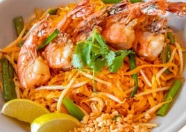 Pad Thai with Tiger Shrimp