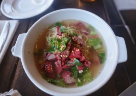 BBQ PORK WITH EGG NOODLE