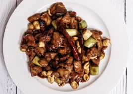 Dice Chicken with Peanuts & Hot Pepper Dinner