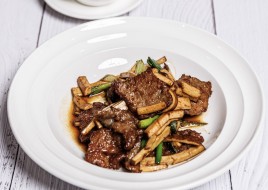 Shredded Beef with Dry Bean Curd and Celery