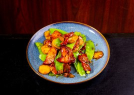 BBQ Pork with Snow Pea