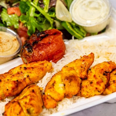 Chicken Breast Kabob Plate