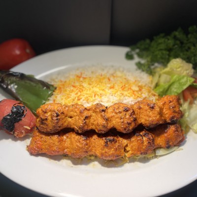 Chicken Lule Kabob Plate