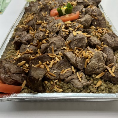 Meat Mansaf with Freekeh (Catering)